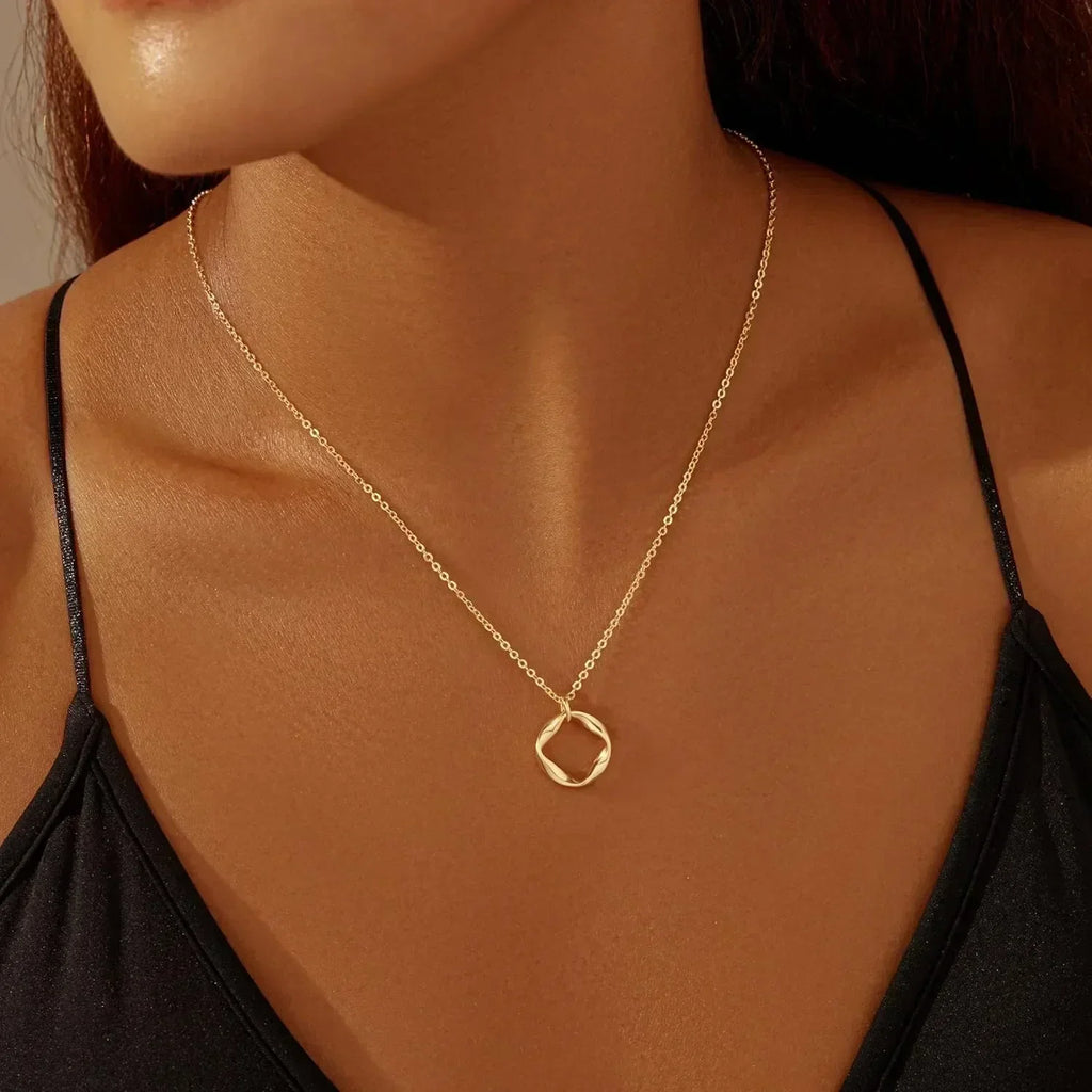 Layered Gold Necklaces for Women- 14K Gold Silver Plated