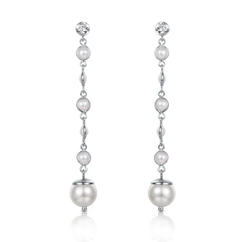 Luxury Pearl Drop Earrings for Women