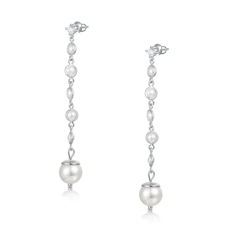 Luxury Pearl Drop Earrings for Women