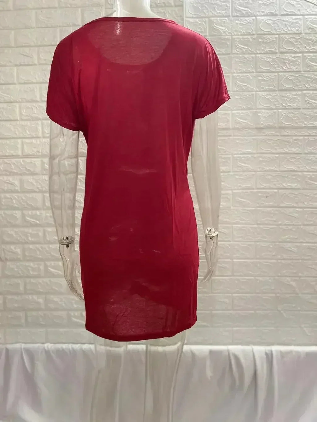 Lace-Up Waist A-Line Mini Dress