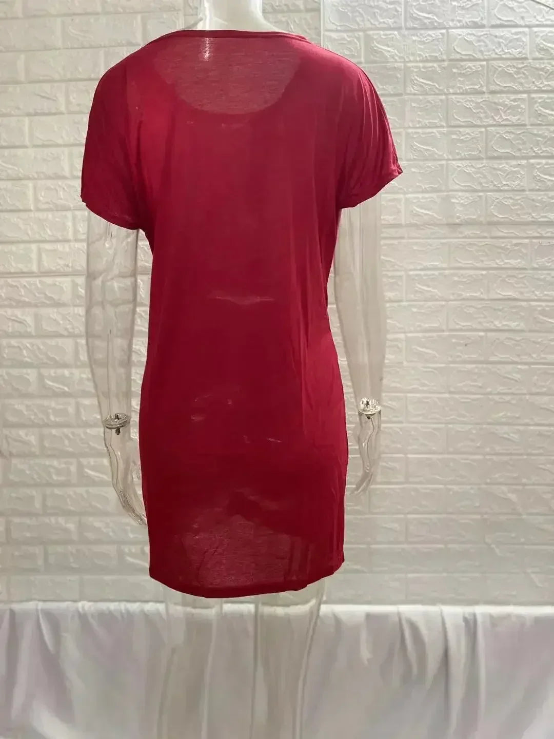Lace-Up Waist A-Line Mini Dress