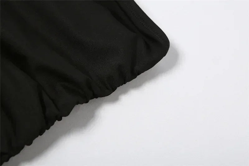Ruffle Off-Shoulder Midi Dress