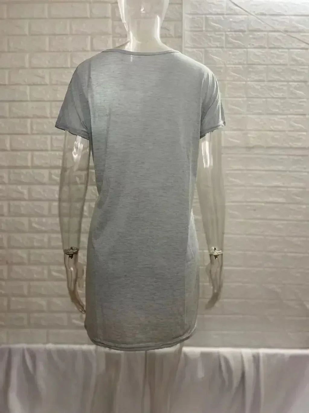Lace-Up Waist A-Line Mini Dress