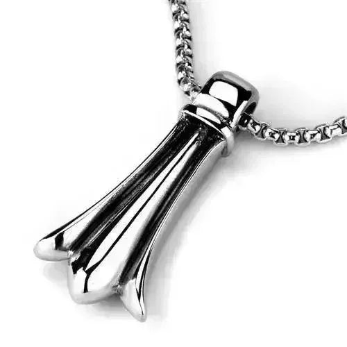 TK2010 High-Polish Stainless Steel Necklace – No Plating, Non-Tarnishing