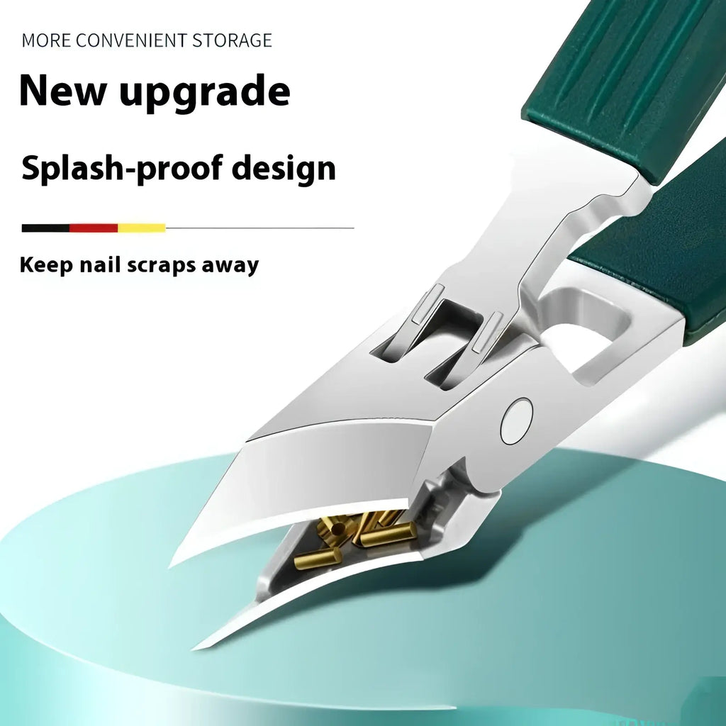 3-Piece Anti-Splash Beveled Nail Clippers Set