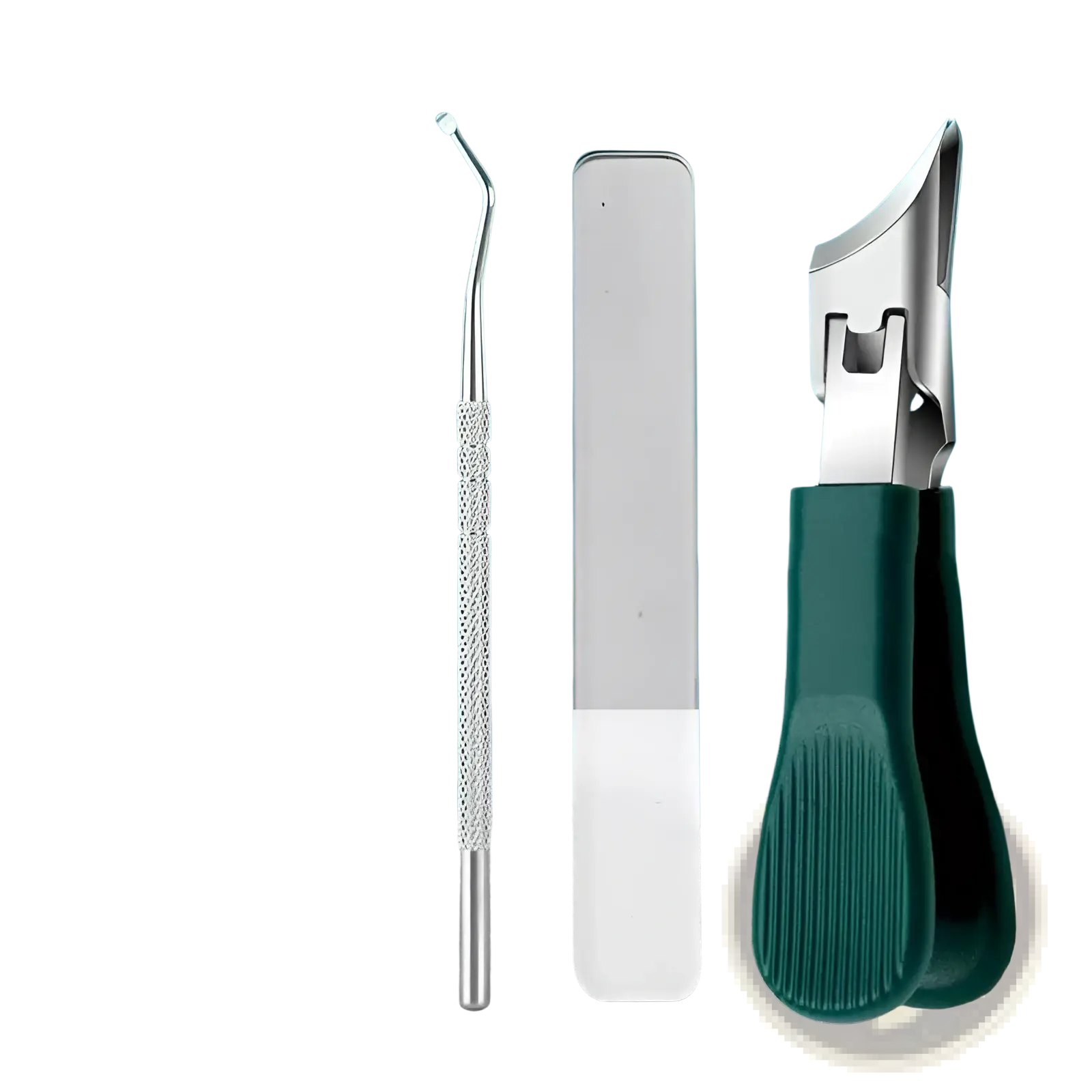 3-Piece Anti-Splash Beveled Nail Clippers Set